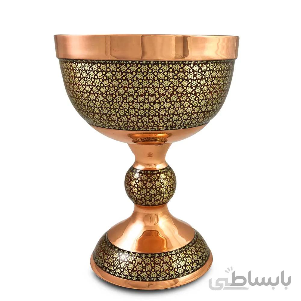 سنگاب مس و خاتم 20 سانت