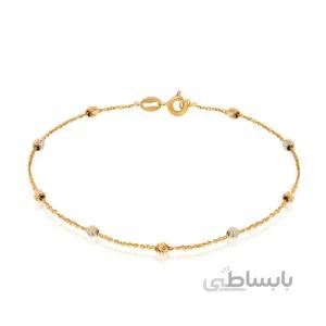 دستبند طلا با گوی البرنادو کد CB442