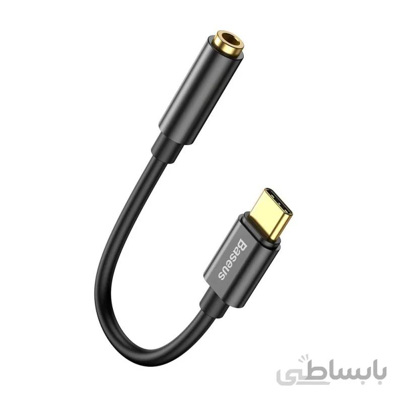 کابل تبدیل پورت تایپ سی به پورت AUX بیسوس Baseus L54 Type-C to 3.5mm Adapter CATL54-01