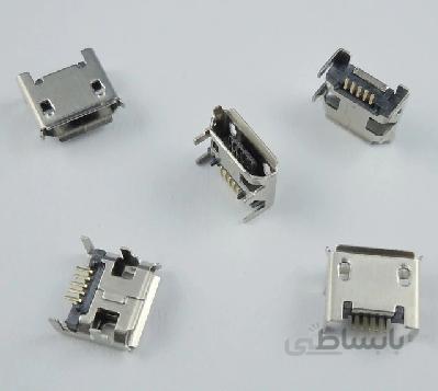 کانکتور Micro USB مادگی ۵pin با دو هولدر DIP