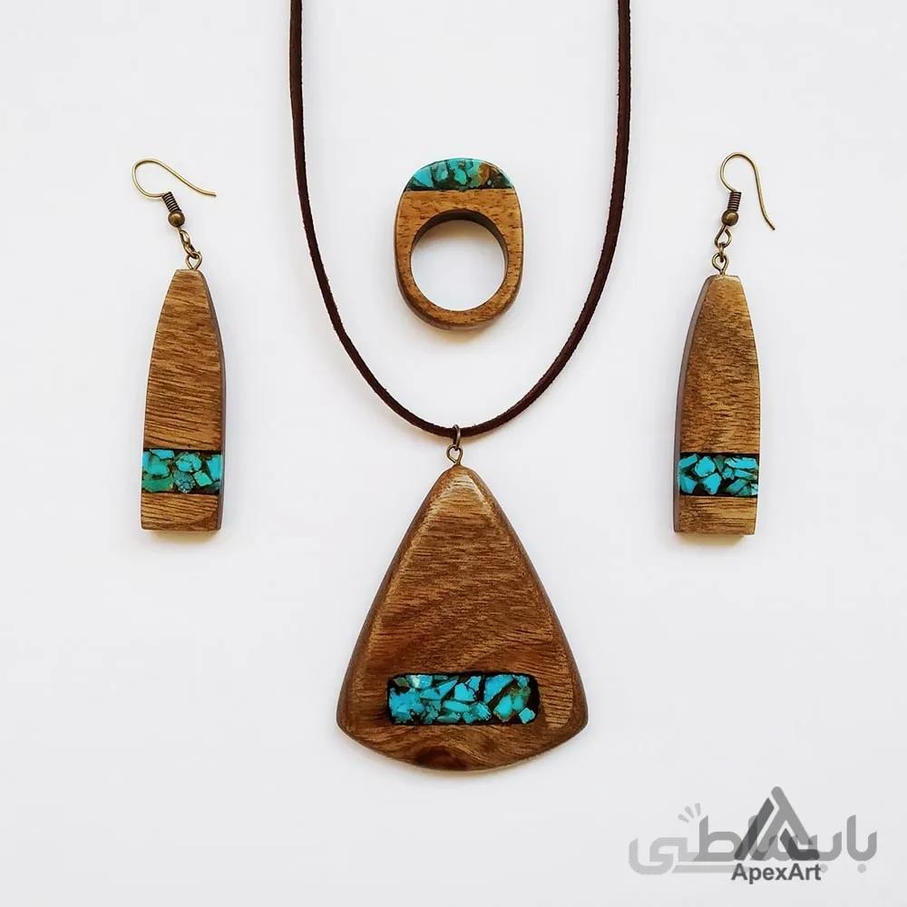 ست فیروزه کوبی طرح مژگان
