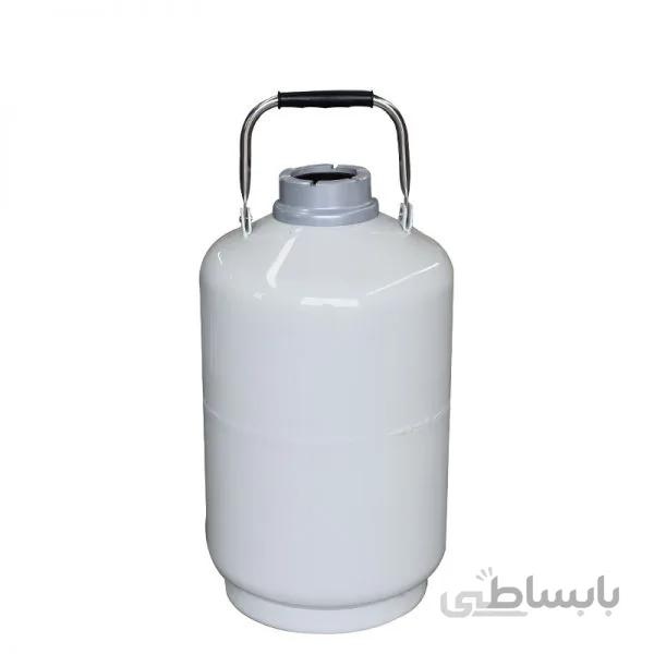 فلاسک نیتروژن 10 لیتری سفید تک درب