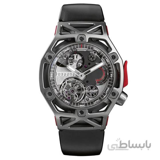 ساعت مچی مردانه هابلوت فراری مدل Hublot Ferrari Tourbillon