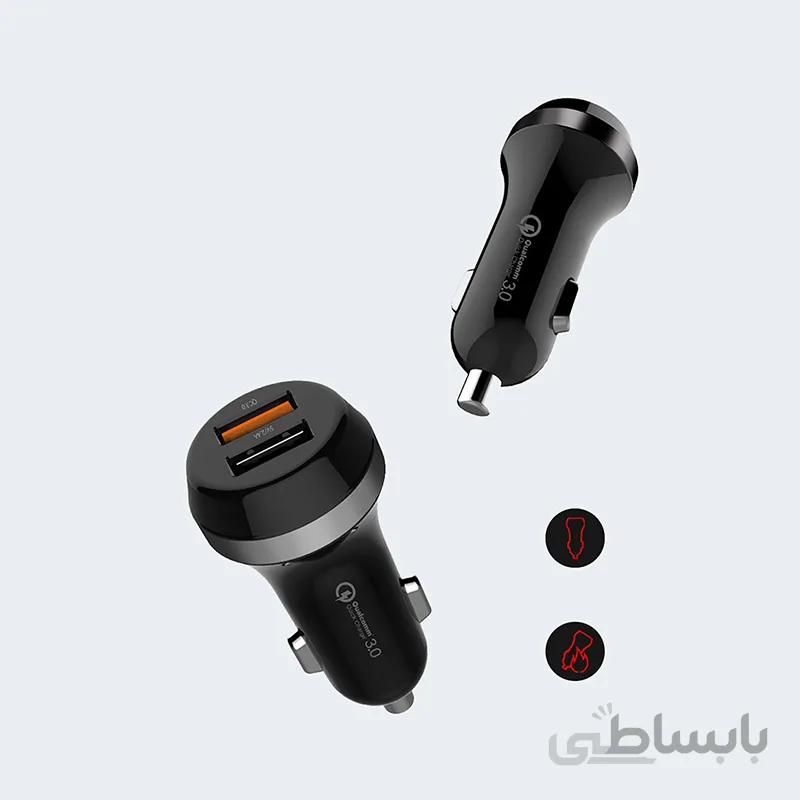 شارژر فندکی ماشین تری آر مدل 3R 3006