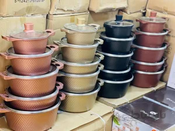 سرویس قابلمه 10 پارچه گرانیتی مدل Die Cast