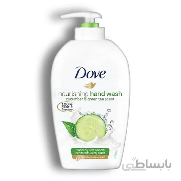 مایع دست کرمی داو ۲۵۰ میل رایحه خیار و چای سبز – Dove Hand wash cucumber & green tea scent