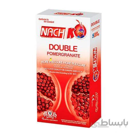کاندوم مدل دوبل پومگرانتDouble Pomegrante Condom بسته 12عددی