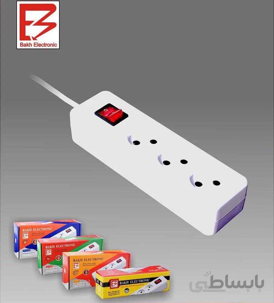 3 خانه برق بدون ارت 5 متری باخ الکترونیک
