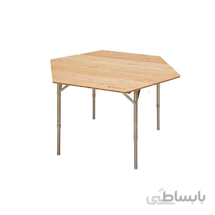 میز بامبو کینگ کمپ مدل KC2005