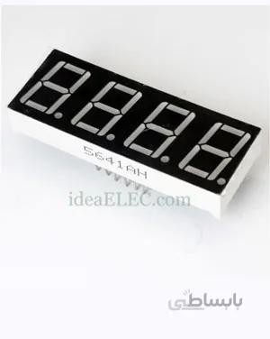 سون سگمنت 4 رقمی کاتد مشترک قرمز | CC 7-SEGMENT 4-DIGIT