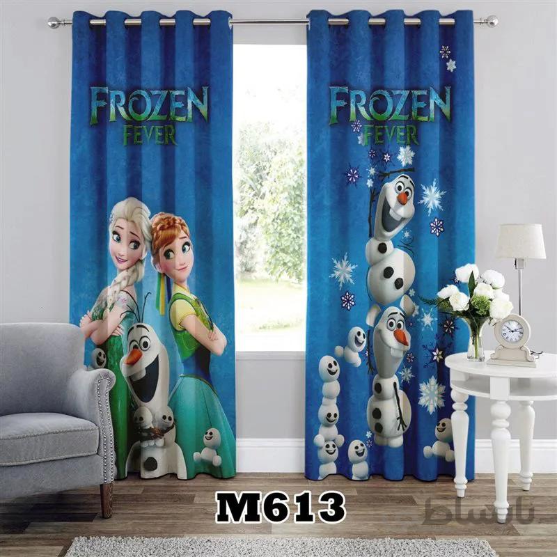 پرده پانچی کد 3d-M-613 طرح انیمیشن فروزن