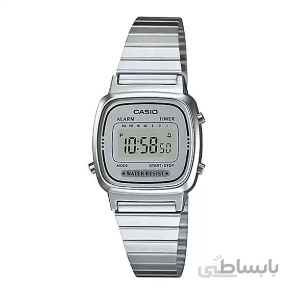 ساعت مچی زنانه کاسیوcasio LA670WA-7D ا ساعت مچی زنانه کاسیوcasio LA670WA-7D