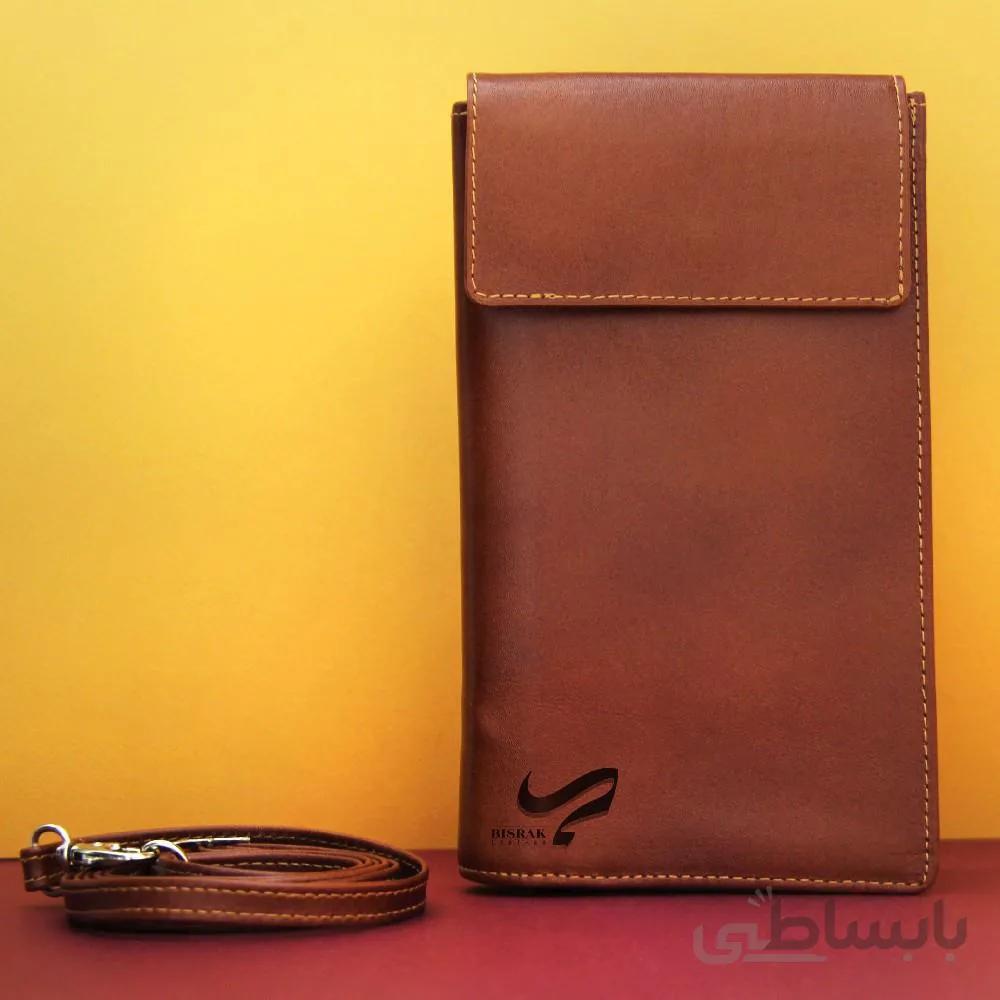 کیف گردنی / پاسپورتی چرمی ا Neck bag / leather passport