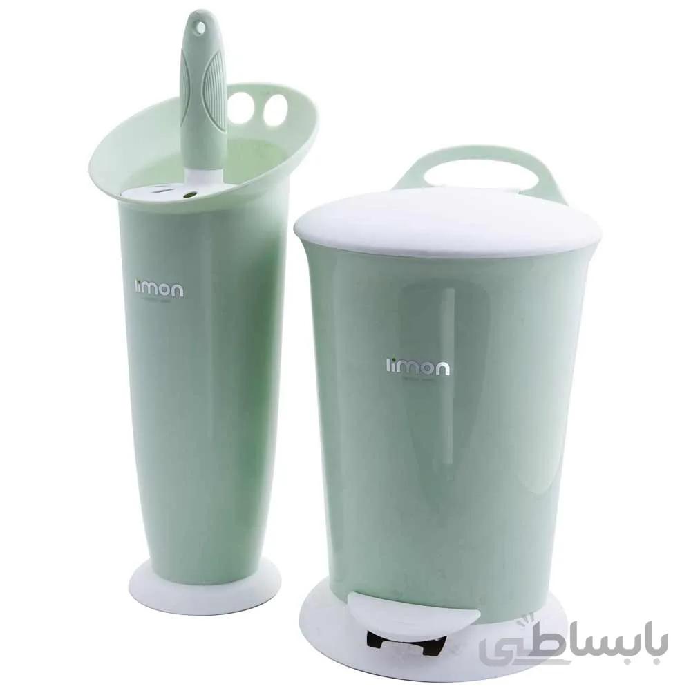 سطل و فرچه ساده لیمون الوان 85835 وانیلی