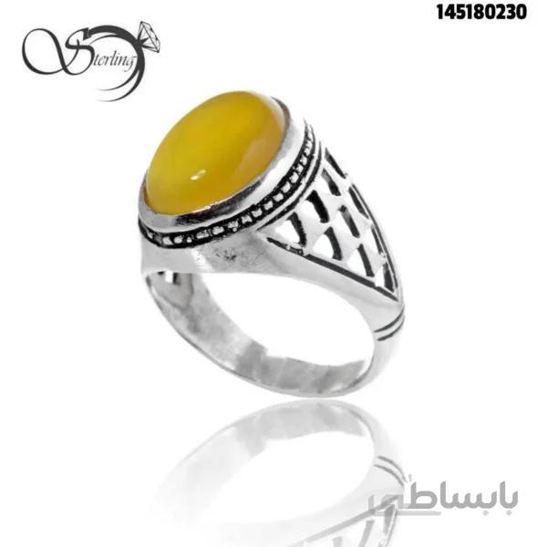انگشتر نقره مردانه شرف الشمس ویژه کد:۱۸۹۲