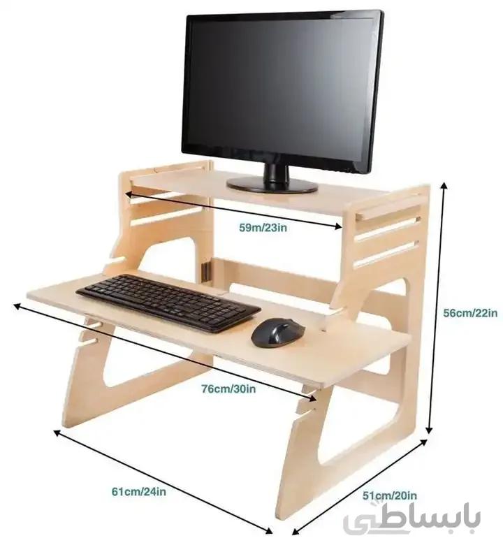 میز کامپیوتر و لپ تاپ مدل pc1604
