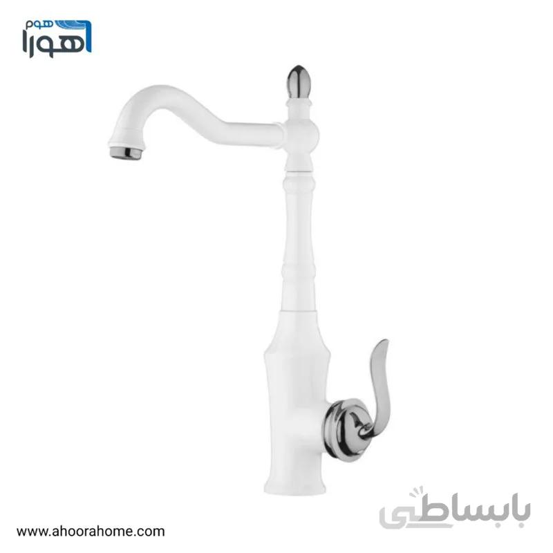 شیر ظرفشويی  مدل بامبو سفید کروم