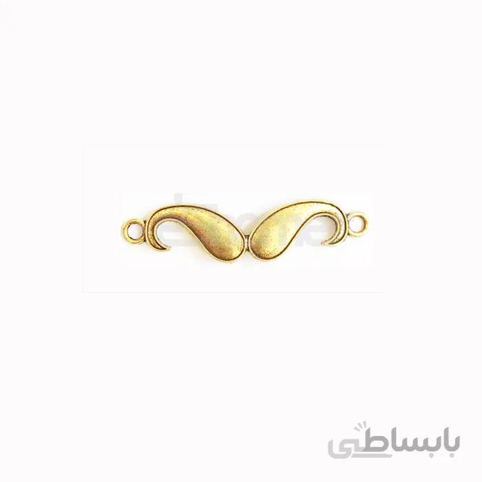 خرج کار سبیل طلایی آویزی بسته 4 عددی gold1019