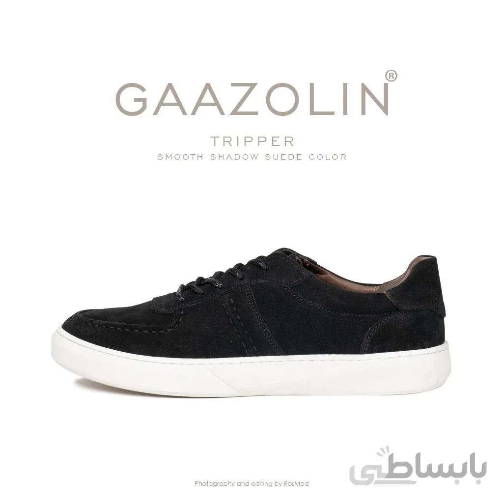 کتانی تریپر گازولین مشکی – GAAZOLIN Tripper Sneakers Smooth Shadow Suede
