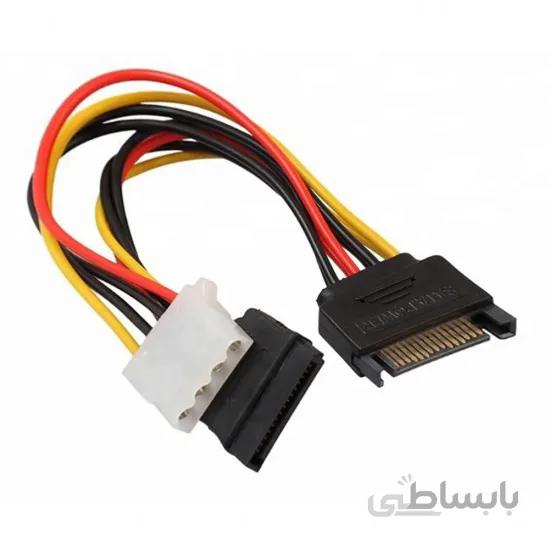 کابل 15 پین به 4 پین و ساتا