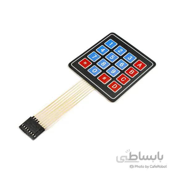 صفحه کلید ماتریسی 4*4 (کی‌پد فلت) ا Partineh.com