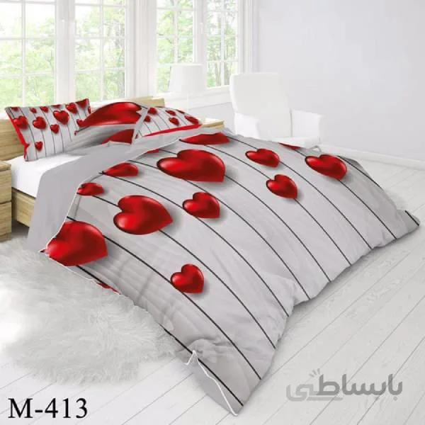 روتختی سه بعدی ساتن ابریشم ترک طرح مدرن کد m 413
