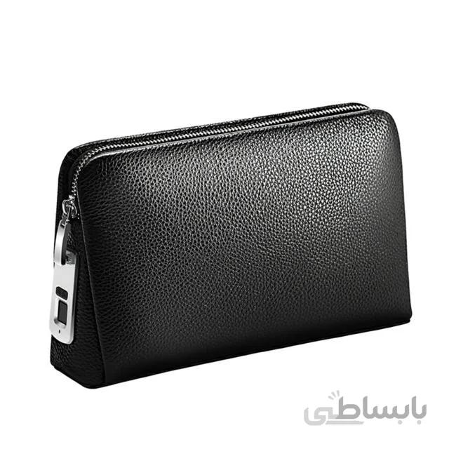 کیف پاسپورتی چرمی اثر انگشتی fingerprint
