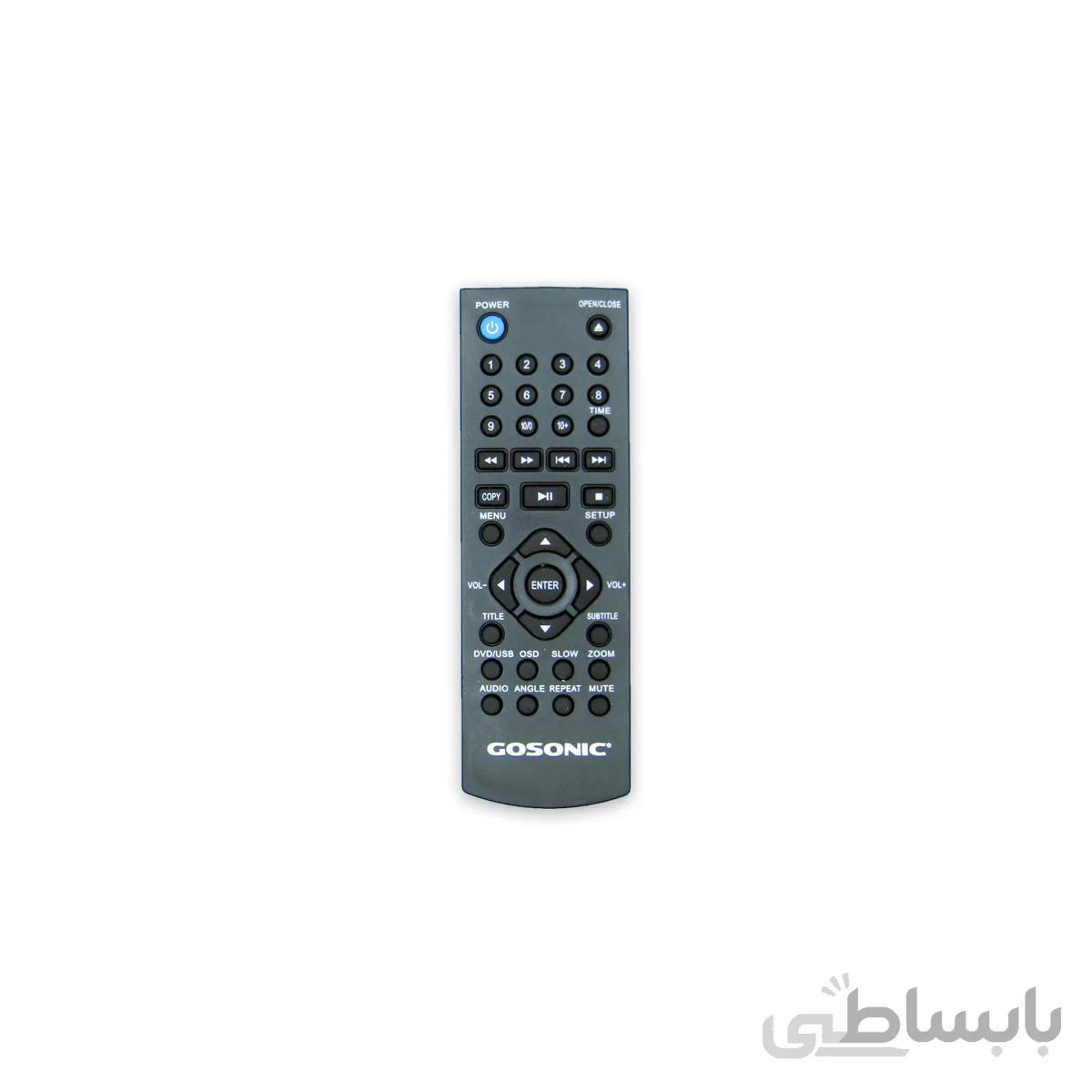 کنترل دی وی دی گاسونیک کوتاه GOSONIC DVD