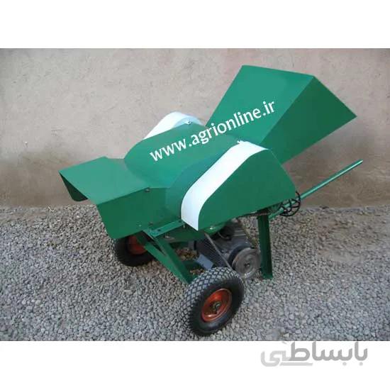دستگاه علوفه خرد کن چرخشی چرخدار 1/5 تن در ساعت