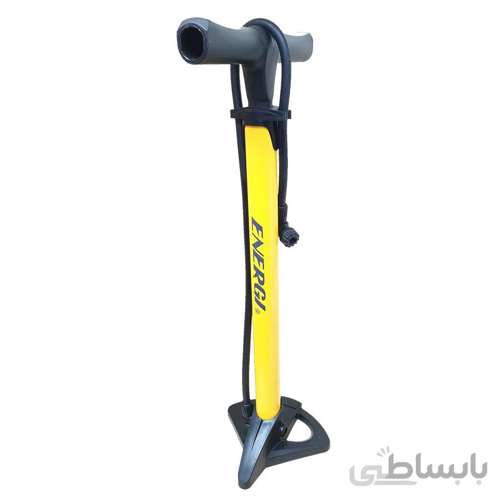 تلمبه دوچرخه پایی انرژی مدل GF-37 زرد کد-EY2026