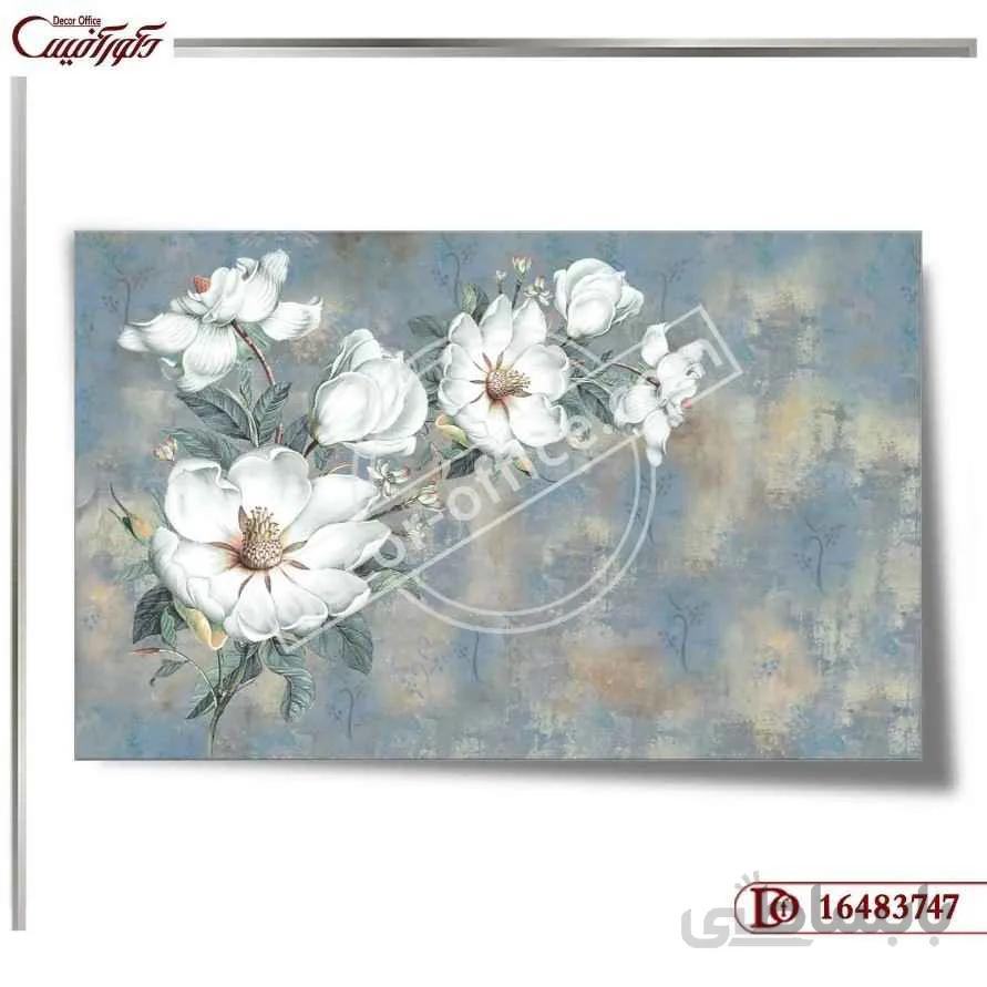 پوستر دیواری گل سه بعدی 3747 ا 3D Flower Wall Poster 3747