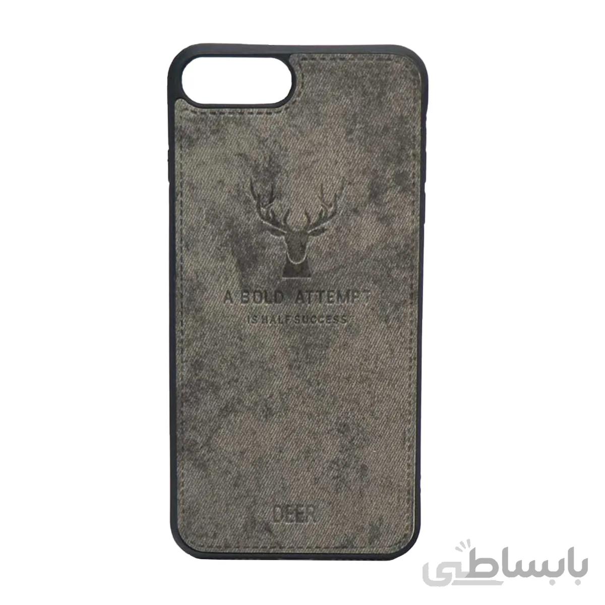 قاب چرمی طرح گوزن مناسب iphone 7plus/8plus