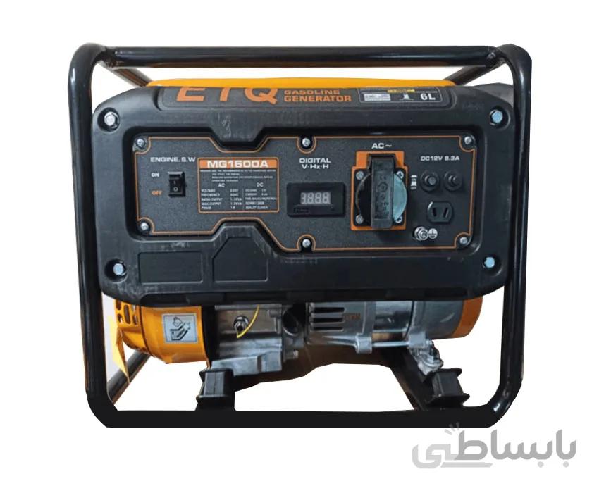 موتور برق بنزینی 1.2 کیلو وات ETQ مدل MG1600