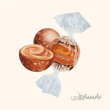شکلات پذیرایی لینت مدل لیندور شیری با طعم فندق - کیلویی 250 گرمی