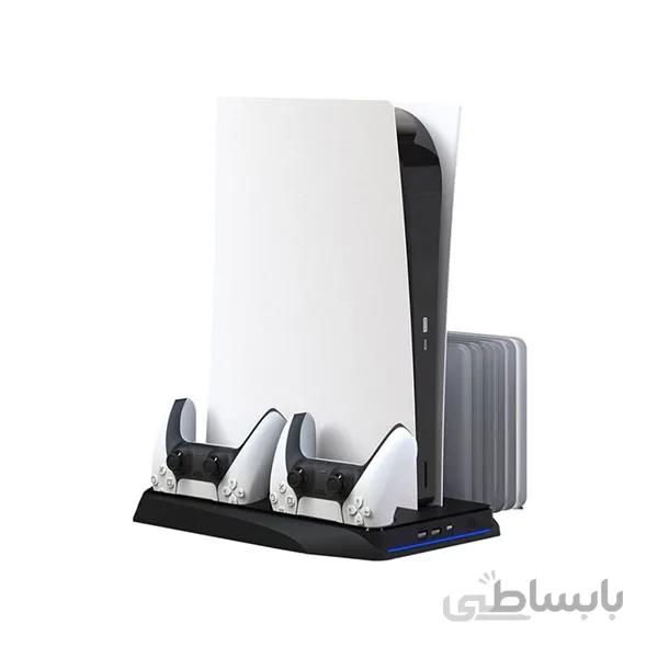 پایه خنک کننده بازی و شارژر چندمنظوره پورودو Porodo Multi-Fanction Cooling and Charghing HUB PDX114-WH