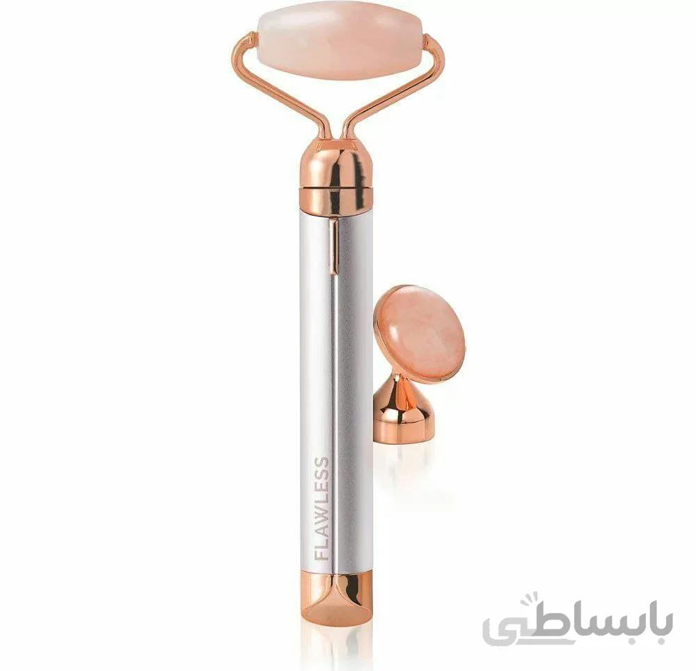 جید رولر (ماساژور) دو کاره صورت Flawless رز گلد ا Flawless Facial Roller & Massager