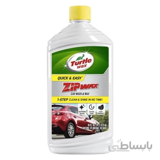 شامپو کارواش واکس بدنه خودرو ترتل واکس مدل Turtle Wax Zip Wax Car Wash and Wax