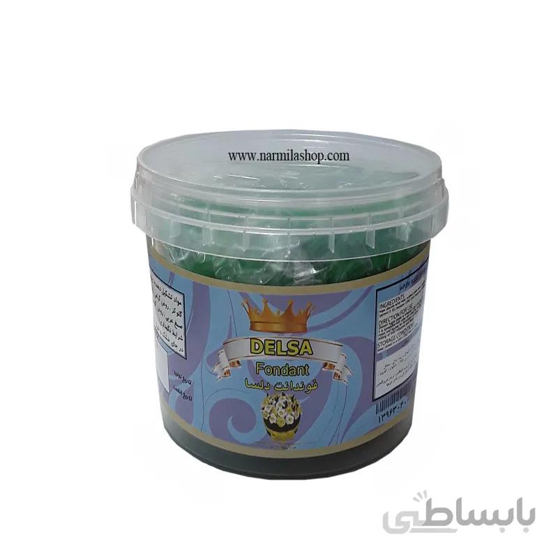 خمیر فوندانت سبز دلسا