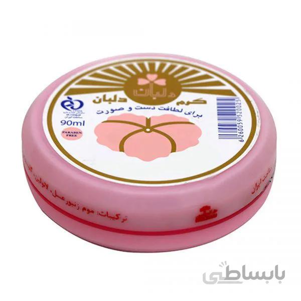کرم مرطوب کننده دلبان حجم 90 گرمی