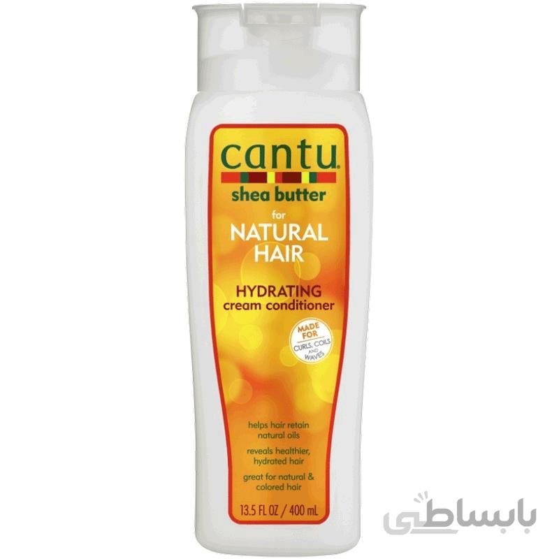 نرم کننده-کاندیشنر شی باتر داخل حمام موهای فر کانتو Cantu Shea Butter Hydrating Cream Conditioner