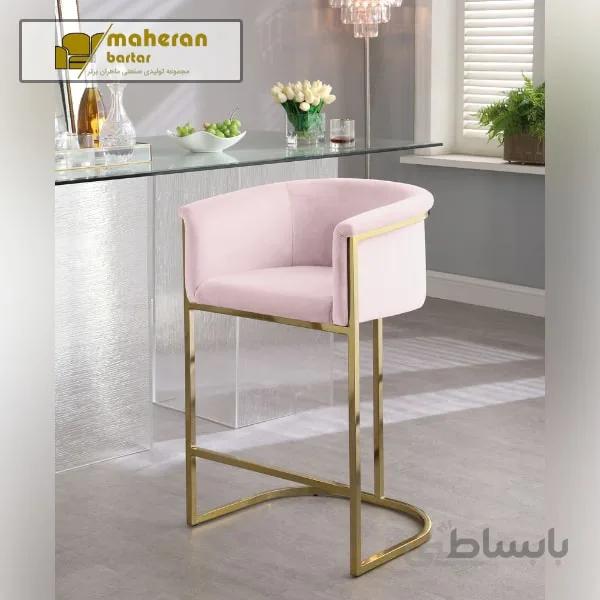 صندلی اپن ناهار خوری استیل مدل نارین Narin