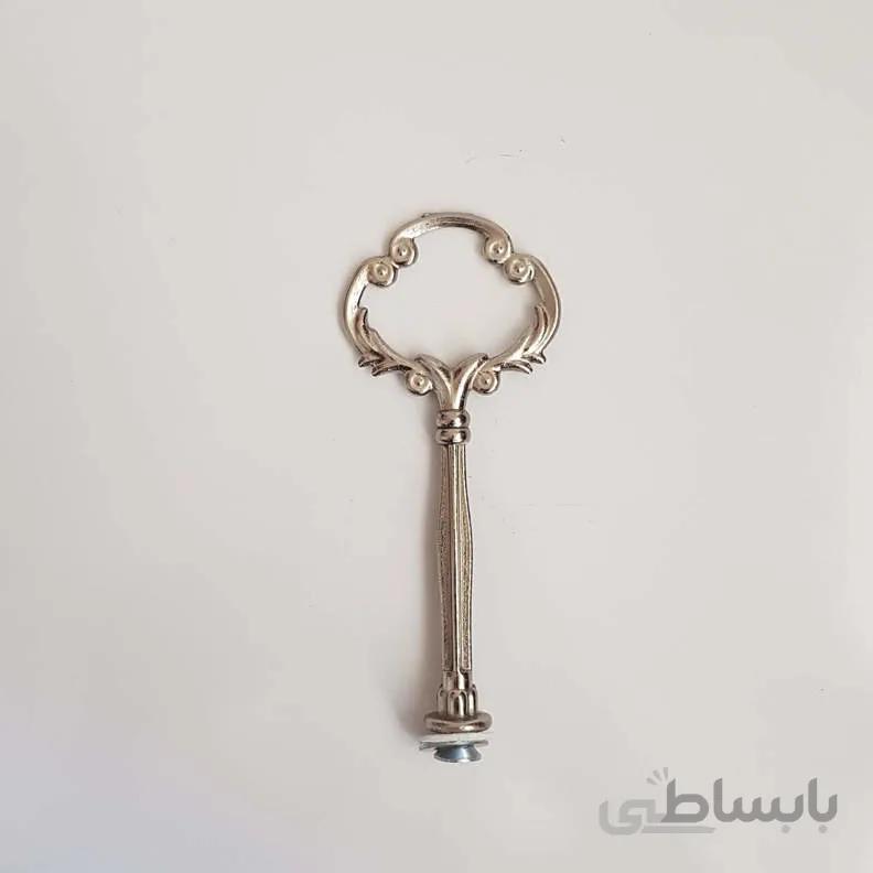 دسته اردو خوری یک طبقه طرح کوئین (نقره ای)