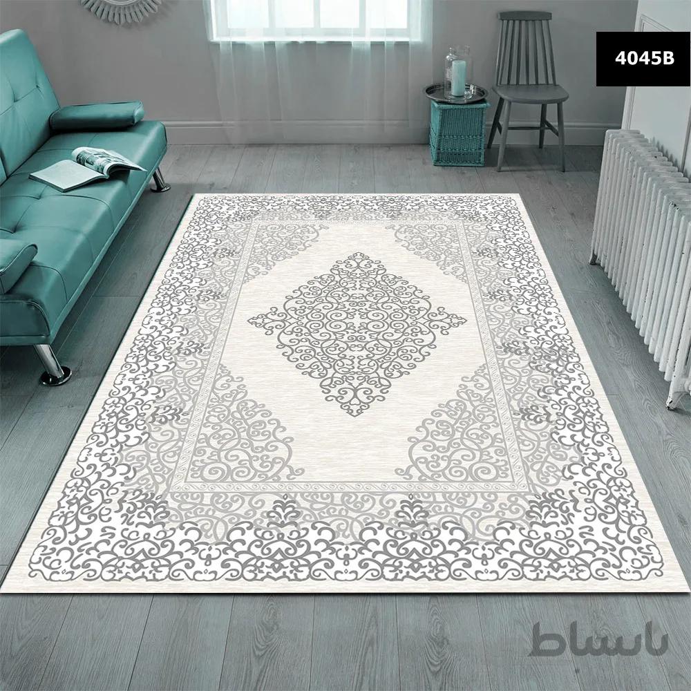 روفرشی کشدوز مخمل ترک کد 4045B سایز 400*300 سانتی متر ( 12متری )