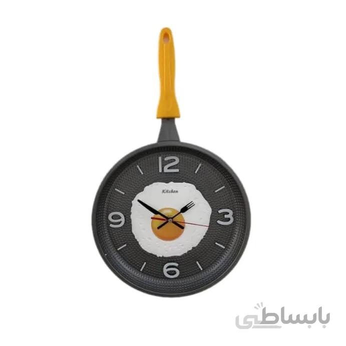 ساعت آشپزخانه دیواری طرح تابه 1400