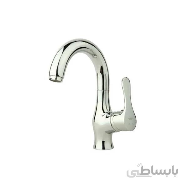 شیر روشویی متحرک راسان مدل صدف ا شیر روشویی متحرک راسان مدل صدف