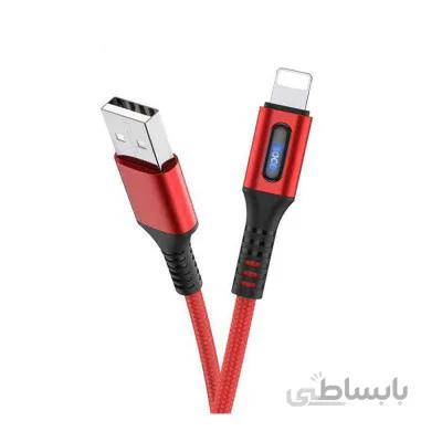 کابل تبدیل USB به Lightning هوکو مدل U79 طول 1.2 متر