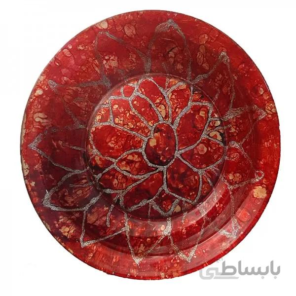 ظرف میوه خوری بلوری (پتینه کاری شده) کد02