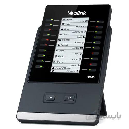 ماژول افزایش ظرفیت تلفن تحت شبکه یالینک مدل EXP40 ا Yealink EXP40 Expansion Module