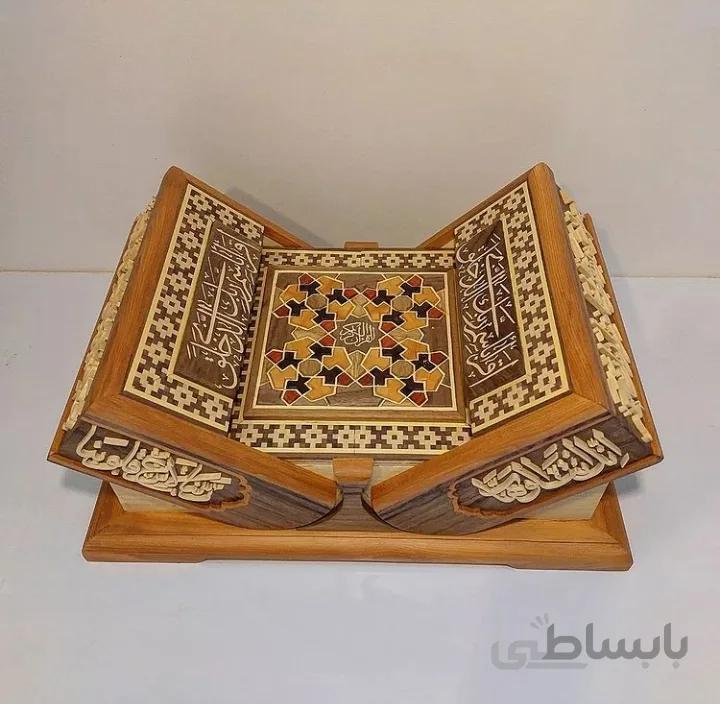 جعبه و رحل قرآن جوک کاری و معرق کد ۱۰۲۵۲۸