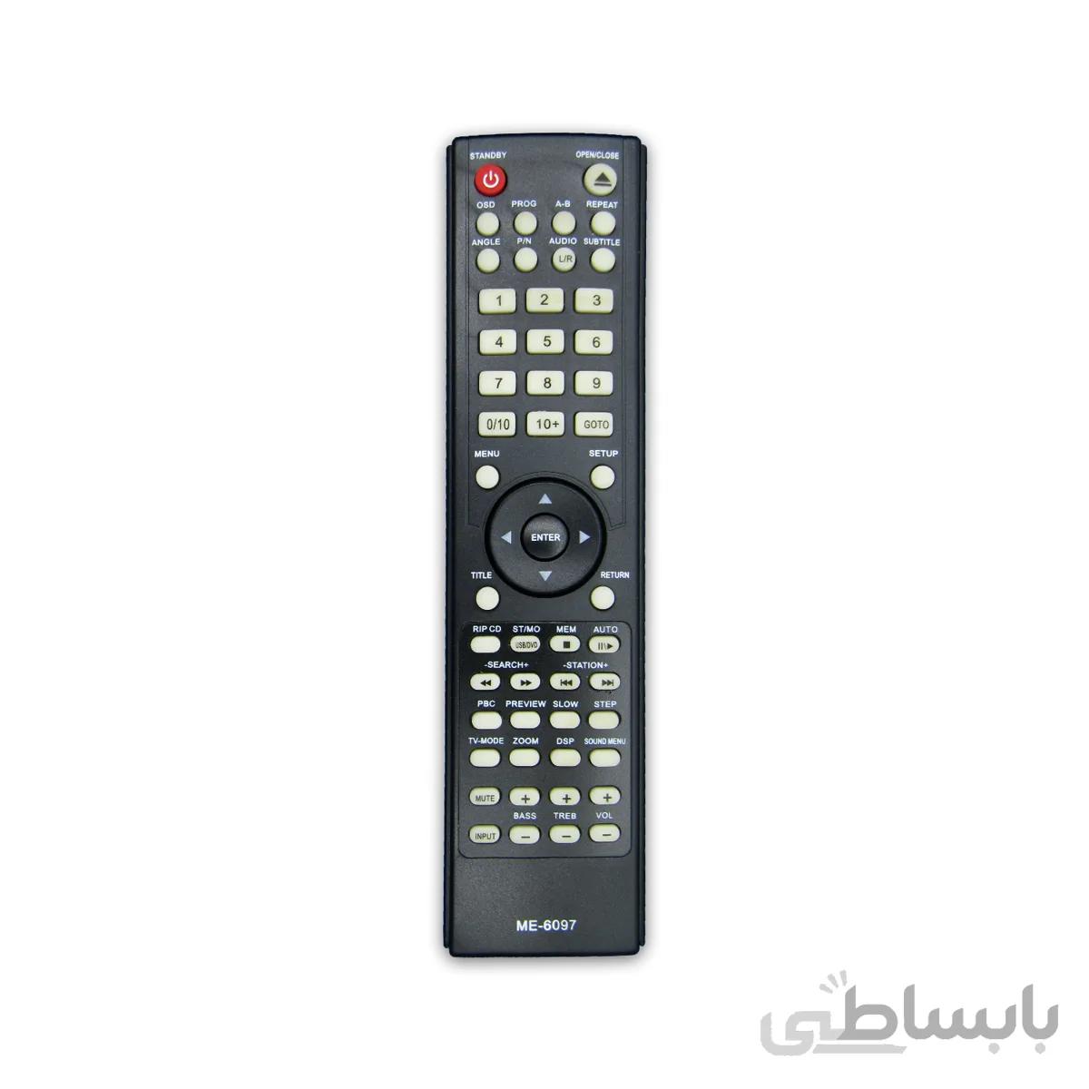 کنترل تلویزیون ال ای دی LED صنام مدل ME 6097